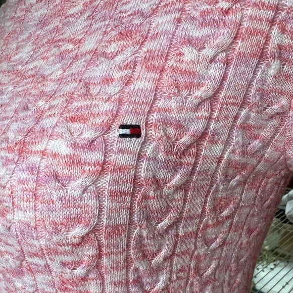 Tommy Hilfiger Flag Logo Boat Neck Knit Pull on Sweater Size XS - Picture 4 of 6